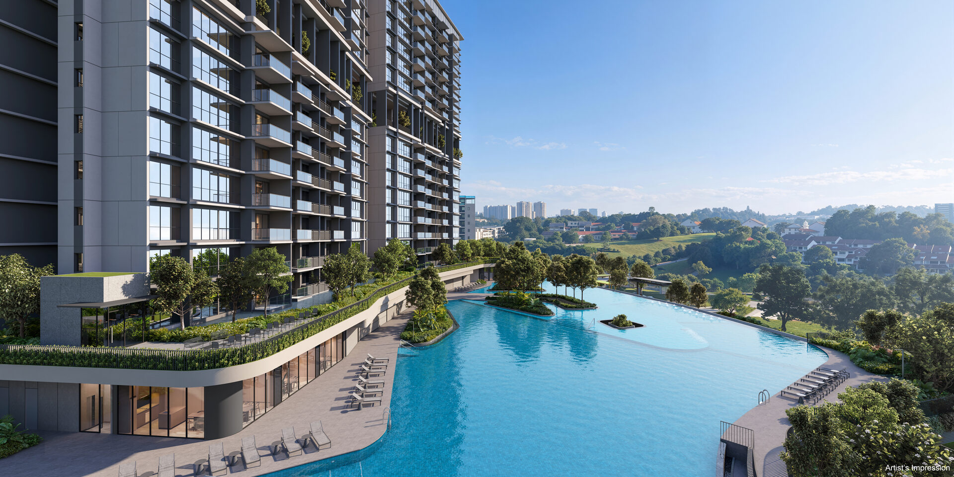 Lentor Gardens Residences — Lagoon Pool